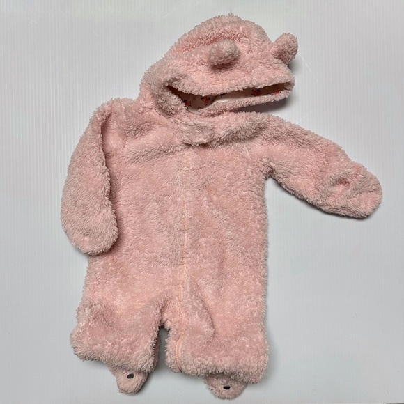 Carter's girls 6 month sherpa bunting - Picture 1 of 5